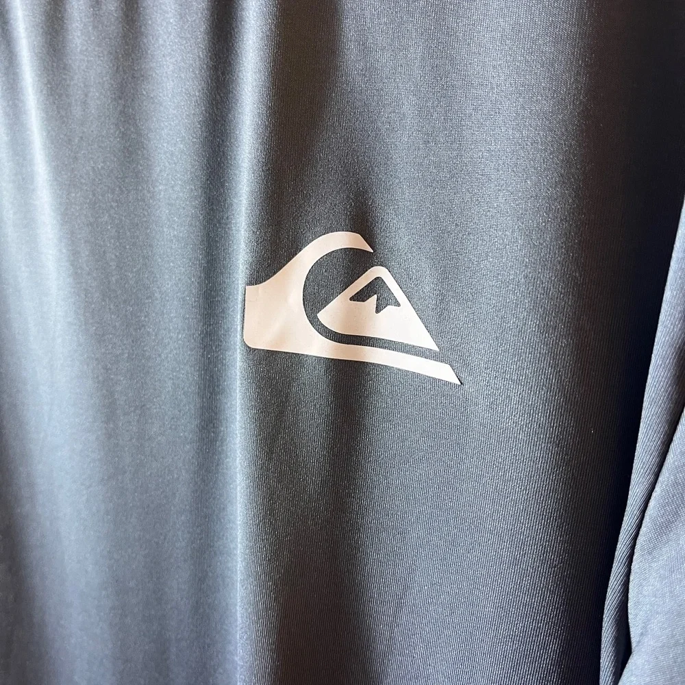 Quiksilver Gray Long Sleeve Surf Top XL 18/20